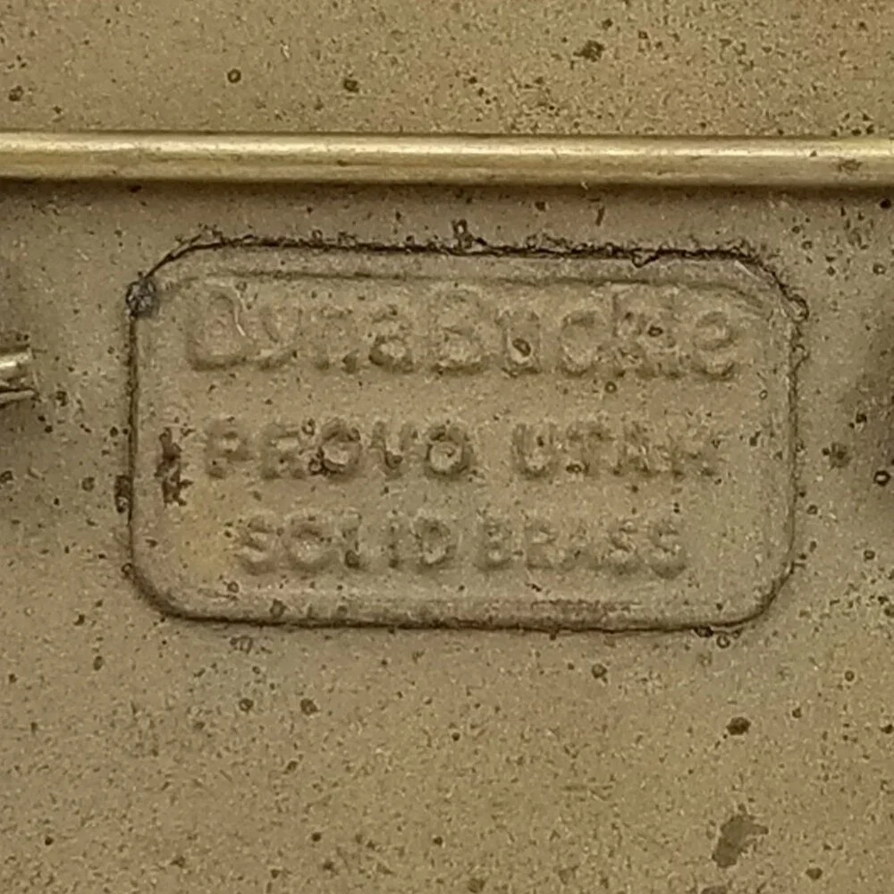 Belt Buckle 1994 Solid Brass BLAW KNOX Factory School Mattoon Illinois Mechanica